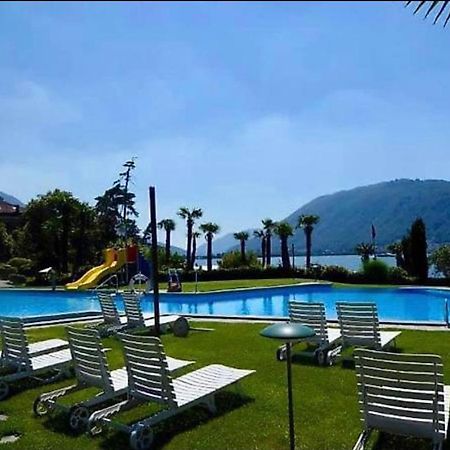 비소네 Holiday On The Lake Lugano 2 아파트 외부 사진