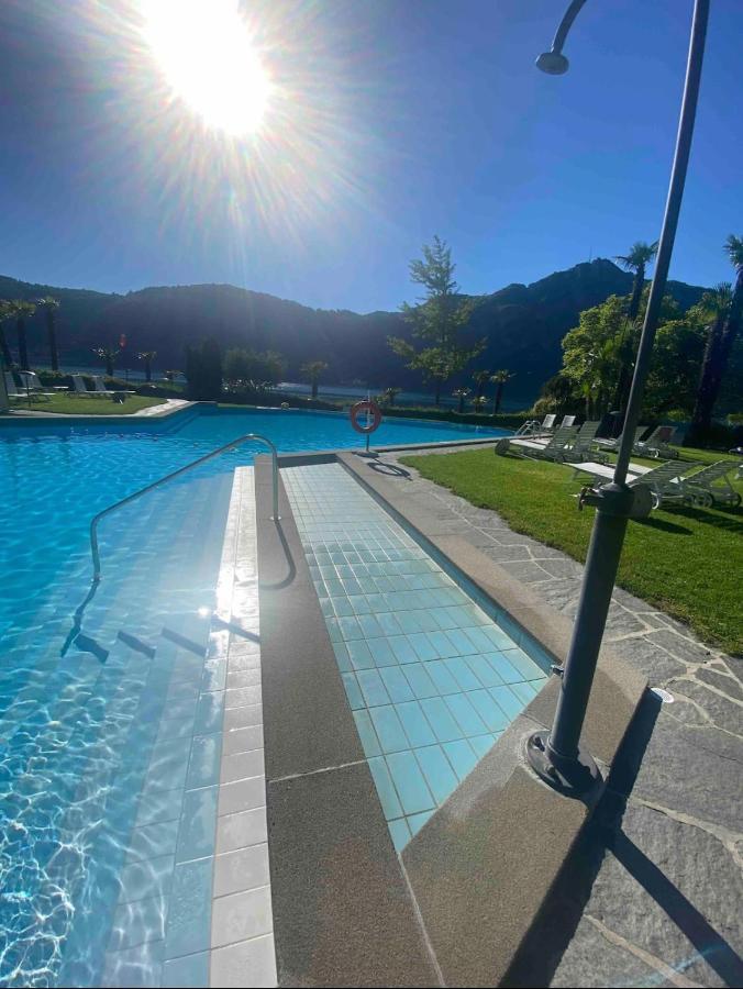 비소네 Holiday On The Lake Lugano 2 아파트 외부 사진