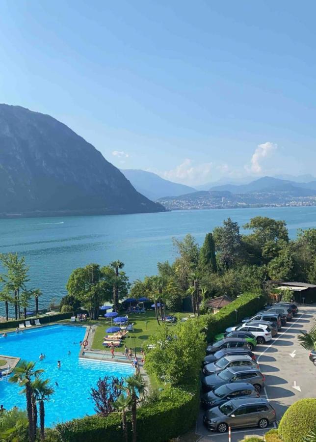 비소네 Holiday On The Lake Lugano 2 아파트 외부 사진