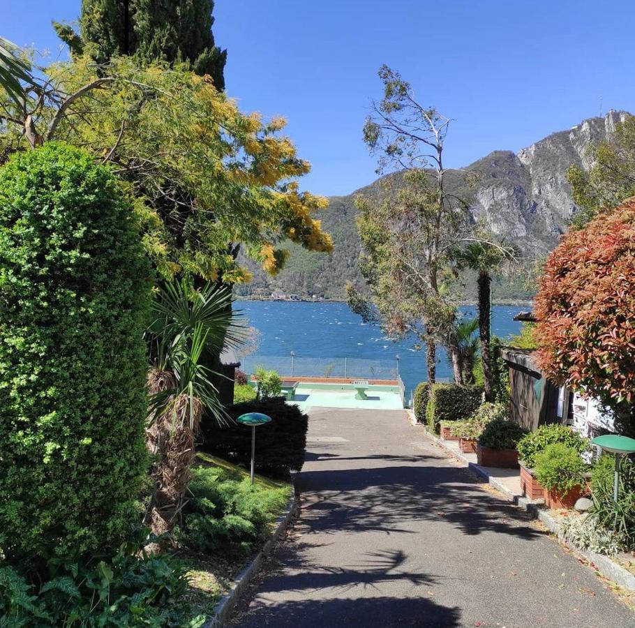 비소네 Holiday On The Lake Lugano 2 아파트 외부 사진